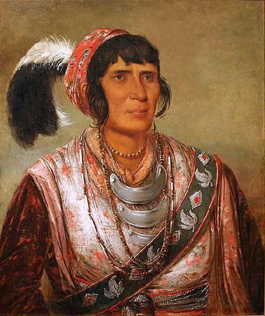 George Catlin portrait of Osceola Germany oil painting art